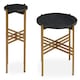 image 1 of Interiors by Premier Set of 2 Round Side Table Gold