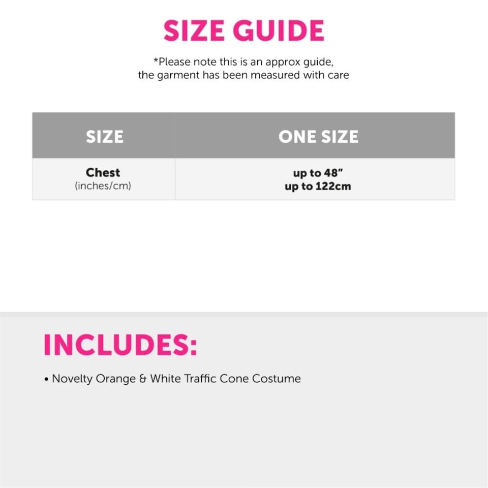image 1 of Adults Novelty Traffic Cone Costume – Fancy Dress Orange | One Size