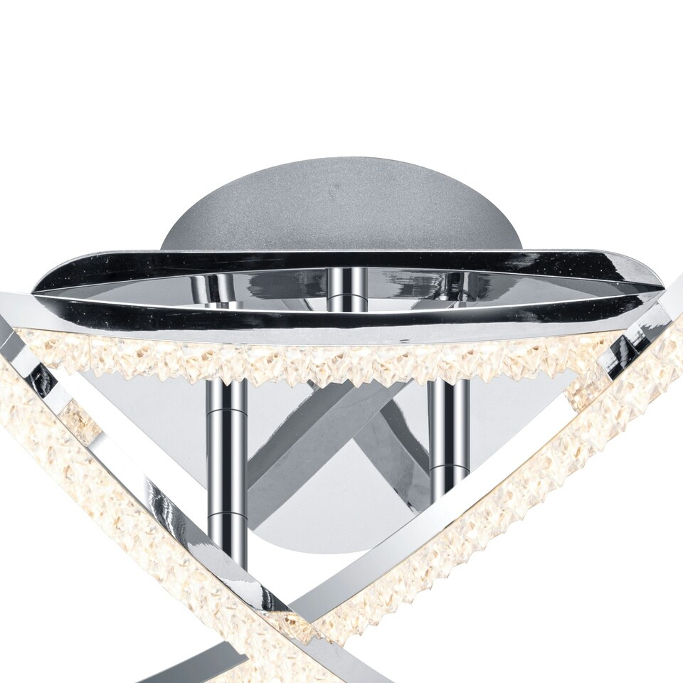 image 1 of COSYLYTE Samford 3 Light LED  Beaded Ceiling Light Chrome