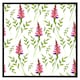image 2 of Pink & green leaves (Picture Frame) White | XL