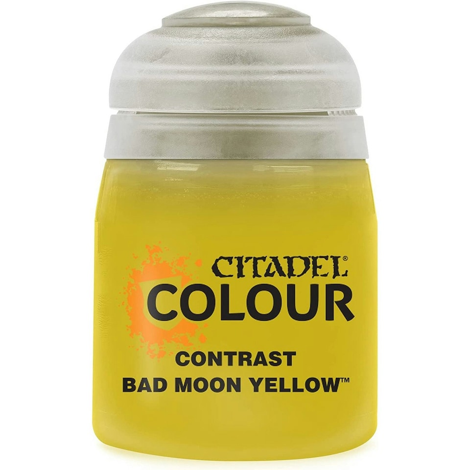 image 1 of Games Workshop Citadel Colour Contrast: Bad Moon Yellow (18ml) Paint