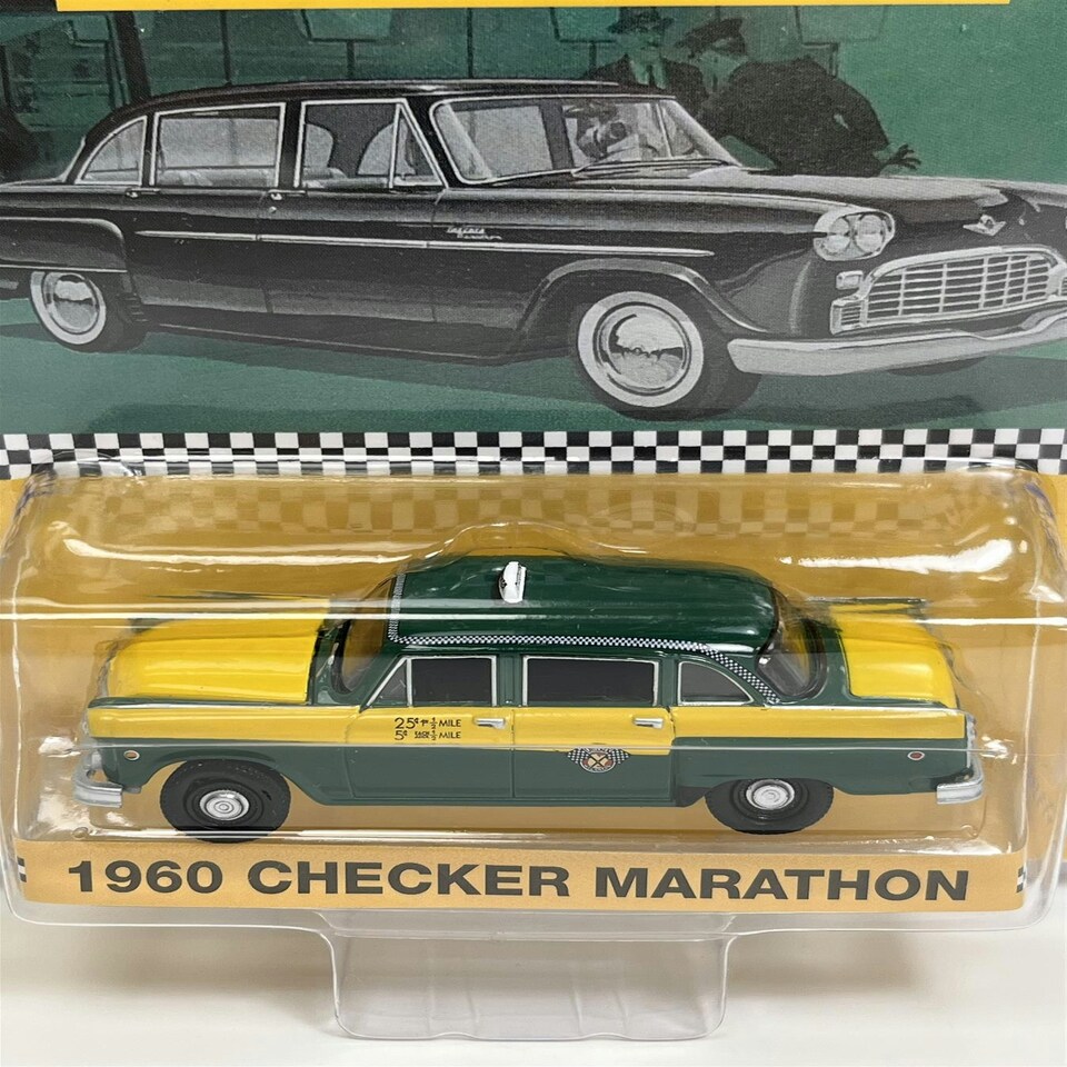 image 1 of 1960 Checker Marathon 60th Anniversary Checker 1:64 Scale Greenlight 28060C