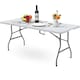 image 4 of 2x 6ft Heavy Duty Folding Trestle Tables Catering, Camping, Picnic, BBQ & Party Use