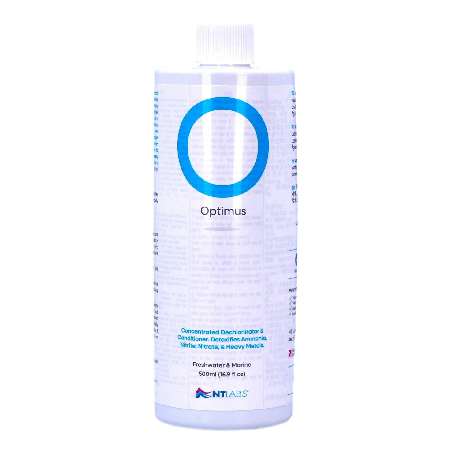 NT Labs Optimus Fresh and Marine Water Conditioner Dechlorinator ...