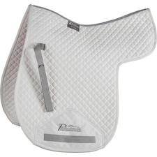 Performance Suede Horse Numnah - White - 15in - 16.5in