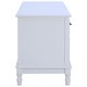 image 2 of Interiors By Premier Shaker Design 3 Drawer Cabinet, Elegant Slim Drawer Cabinet, Ample Storage Cupboard Drawer For Bedroom White
