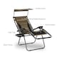 image 8 of Outsunny Zero Gravity Lounger Chair, Folding Reclining Chair, Brown