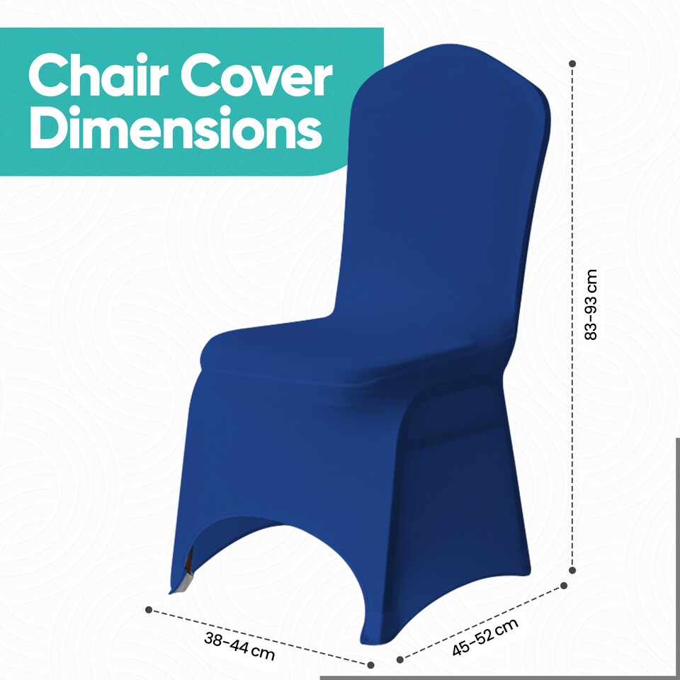 image 1 of Chair Cover Spandex Polyester Stretch Fabric Dining Slipcovers