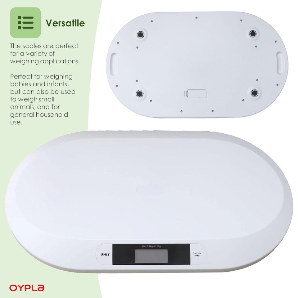 image 1 of Digital Electronic 20kg Baby Infant Pet Weighing Scales