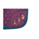 image 2 of Thelwell Collection Pony Friends Horse Saddlepad - Imperial Purple/Pacific Blue - Pony/Cob