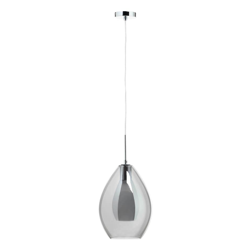 image 1 of BHS Carmella Ceiling Pendant | Silver | Smoke | 1