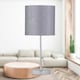 image 5 of First Choice Lighting Set of 2 Chrome Stick Table Lamps Base Only Chrome