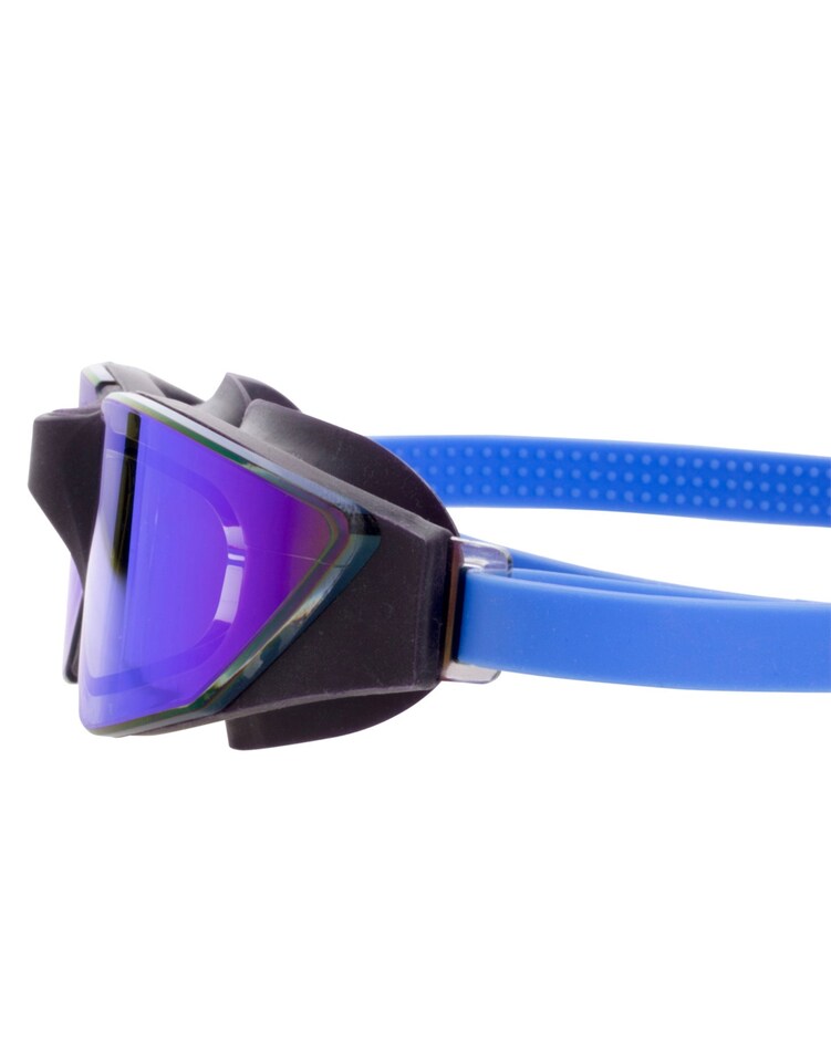 image 1 of Fashy Splash II Mirrored Adult Swim Goggles - Blue/Black