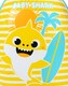 image 7 of Baby Shark Kids Suitcase | Yellow and Blue Small Cabin Bag For Boys and Girls | Carry On Trolley with Extendable Handle | Singing Shark Hard Cover Holiday Case | Fun Travel Merchandise Gift for Children
