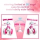 image 6 of AyeKu Baby Toddler Balance Bike Silent Wheels Adjustable Seat, 1-3 Years, Rose | Pink