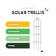 image 5 of Gardenwize 100 LEDs Solar Light up Trellis