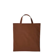 Nutshell Cotton Short Handle Shopper - Dark Brown - One Size Brown