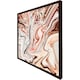 image 3 of Pink rippled marble (Picture Frame) Grey | XL