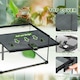 image 9 of PawHut Glass Reptile Terrarium Habitats for Lizards, Frogs, Snake 50 x 30 x 25cm