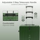 image 4 of Alivio Lightweight Expandable Hard Shell Suitcase with Spinner Wheels (Green)