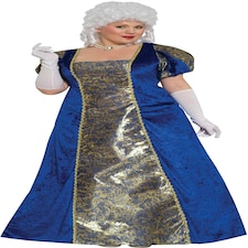 Fancy Dress Adult Blue Marchioness Ladies Costume - XL