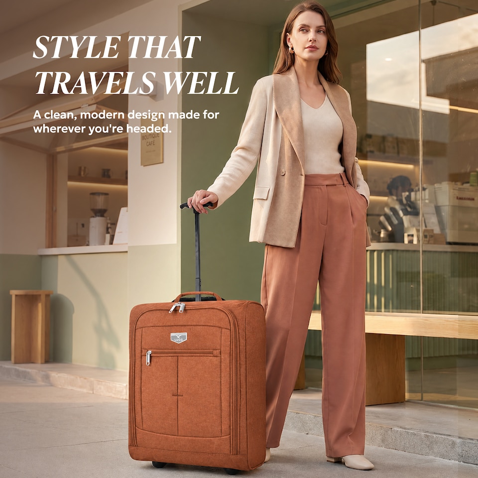 image 1 of Lugg Mars Soft Cabin Bag with Wheels 56x45x25cm for EasyJet Overhead Locker