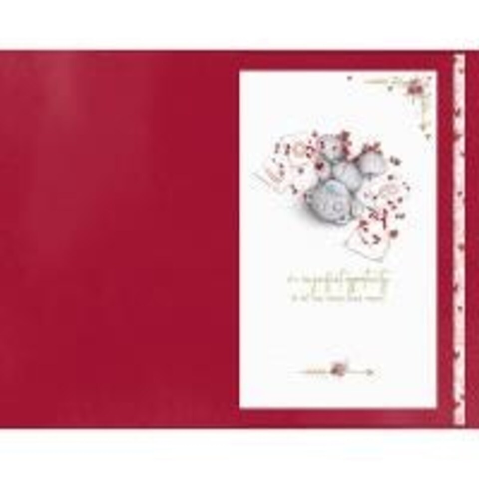 image 1 of Bear And Envelope Of Hearts One I Love Birthday Card