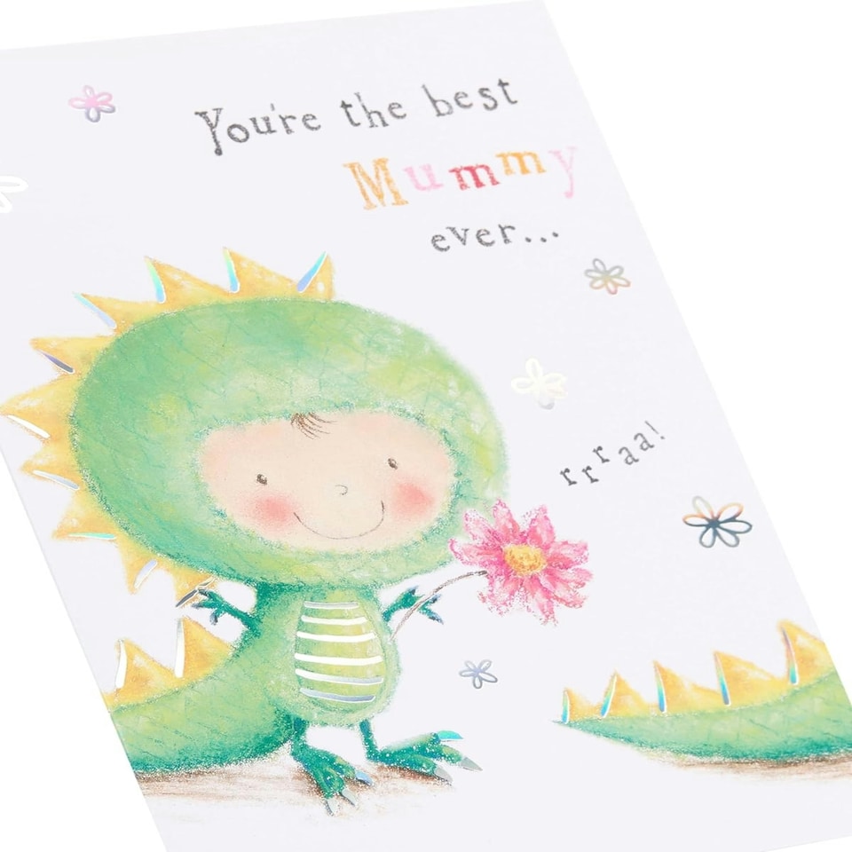 image 1 of Cute Dino Design Mother's Day Card