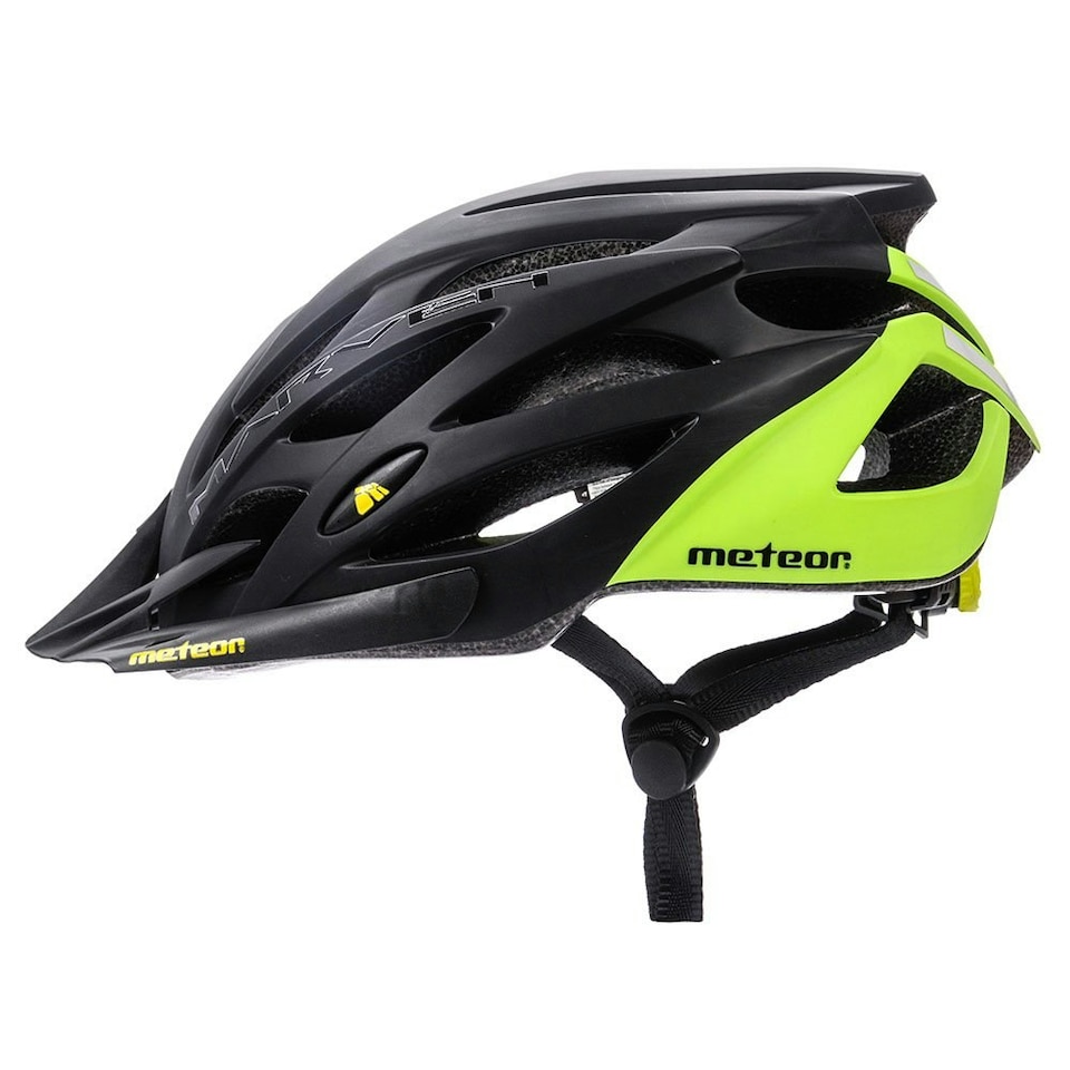 image 1 of Meteor Marven Cycle Helmet MTB Bike Skateboard Scooter Safety Gear | Black | Black-Gr | S