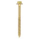 image 1 of Timco - Advanced Coach Screws - Hex Flange - Yellow (Size 8.0 x 80 - 50 Pieces)