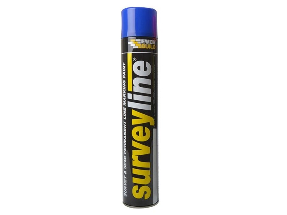 image 1 of Everbuild Sika - Survey Line Marker Spray Blue 700ml | Blue