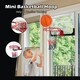 image 5 of COSTWAY Basketball Hoop Over-The-Door Basketball Backboard Red | Standard