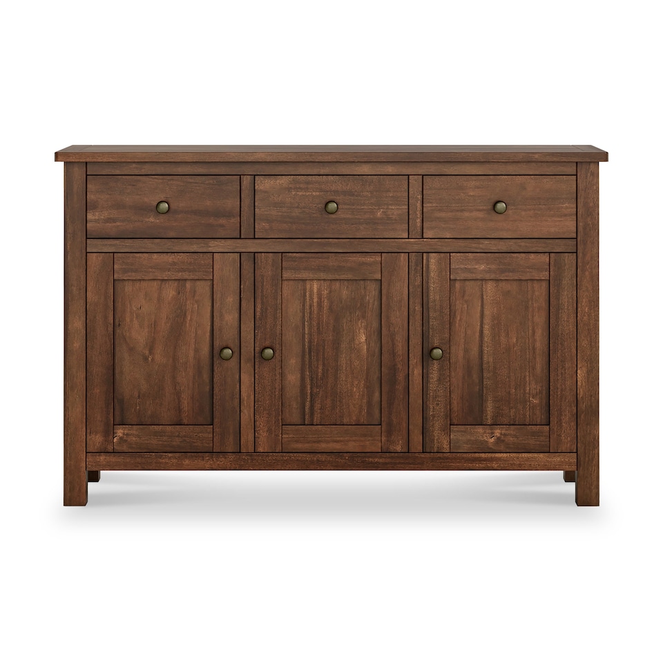 image 1 of Duchy Acacia Large Sideboard Cabinet - Fully Assembled By Roseland Furniture