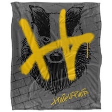 Harry Potter Hufflepuff Graffiti Blanket - Multicoloured - One Size