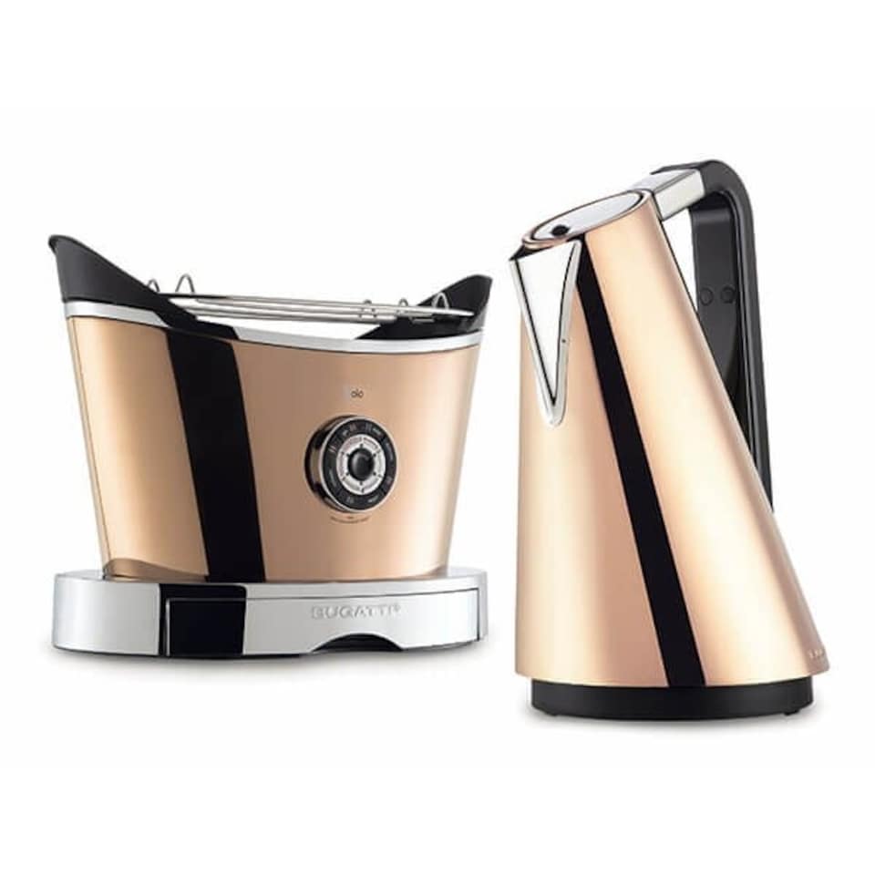 image 1 of Bugatti Vera Easy Kettle and Volo Toaster Set Rose Gold