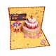 image 3 of Strawberry Cake 3D Pop Up Birthday Card