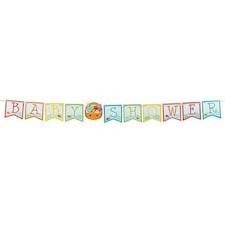 Creative Party Ribbon Noah´s Ark Baby Shower Banner - Multicoloured - One Size
