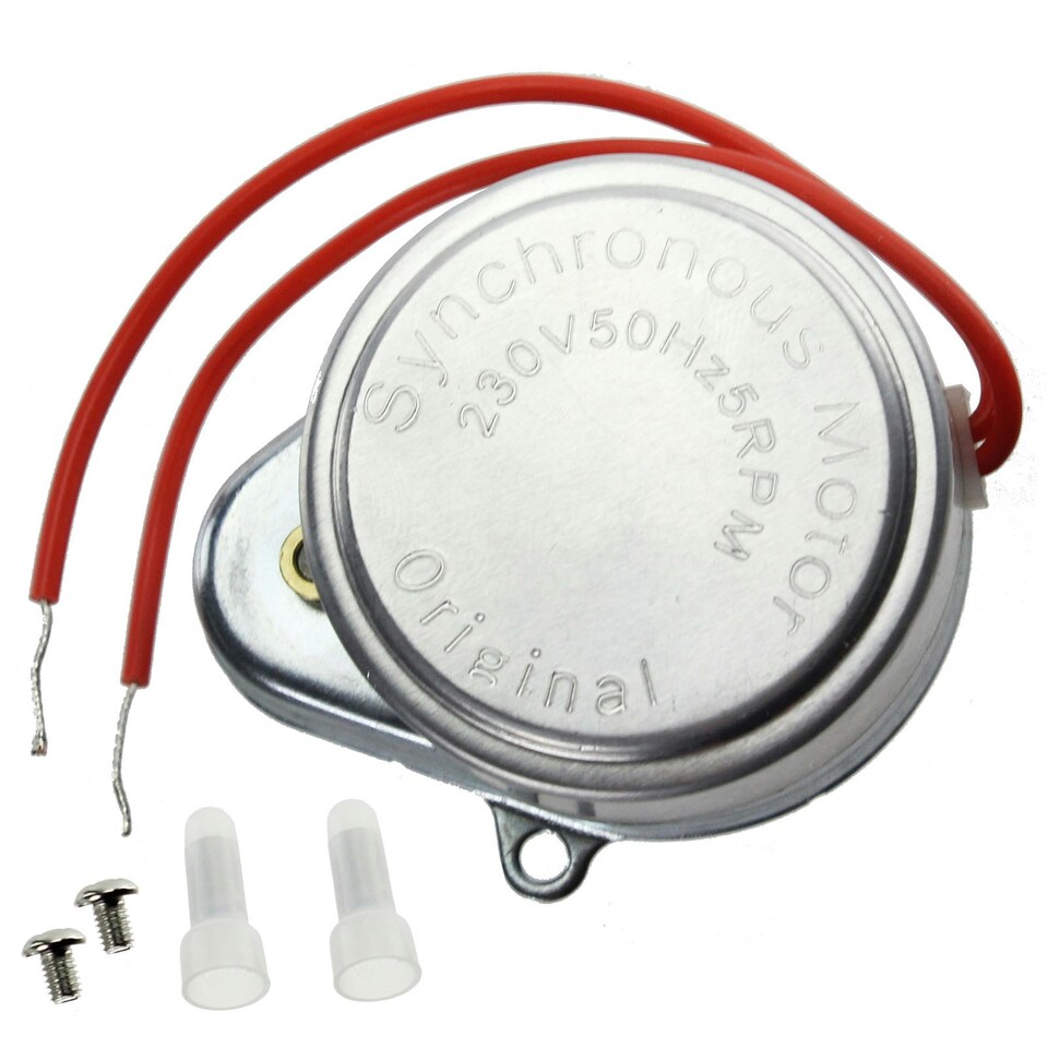 image 1 of SPARES2GO Universal Synchron Motor compatible with GYE Motorised Zone Valve (6W 230V)