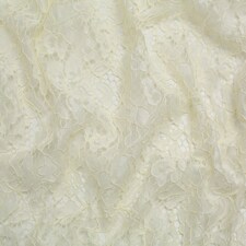 Minerva Core Range Cream Corded Lace Fabric for Bridal, Dressmaking, 146cm / 57" Wide - per metre