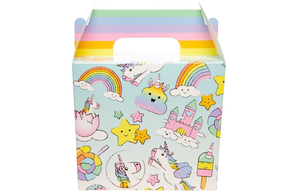image 1 of Pack of 12 Unicorn Party Lunch Boxes