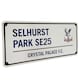 image 2 of Crystal Palace FC Selhurst Park SE25 Plaque - White/Blue - One Size