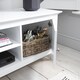 image 3 of Karlstad TV Unit with Cupboards in Classic White