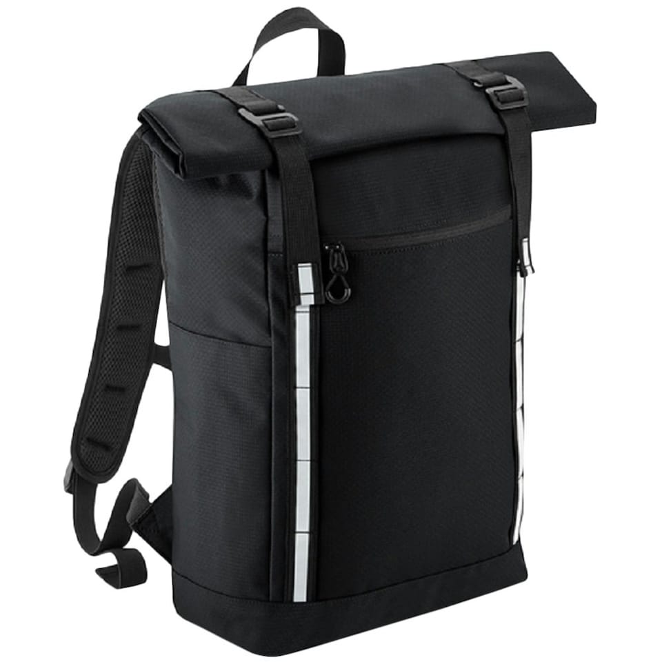 image 1 of Quadra Urban Commute Roll Top Backpack - Black - One Size