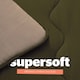 image 4 of Silentnight Coverless Duvet and Pillowcase Set, Seersucker - Olive Natural | Green | Olive | Single