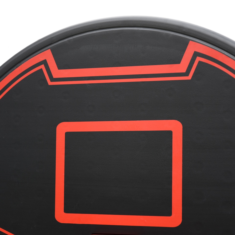 image 1 of HOMCOM 200-250cm Adjustable Basketball Hoop Backboard with Wheels For Kids