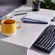 image 10 of Computer Desk PC Laptop Table Home Office Study Workstation | Grey