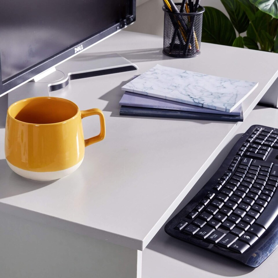 image 1 of Computer Desk PC Laptop Table Home Office Study Workstation | Grey