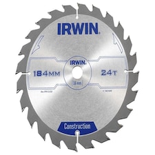 IRWIN Construction Circular Saw Blade 184 X 16Mm X 24T Atb