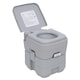 image 1 of Outsunny 20L Camping Toilet Portable Travel WC Caravan Picnic Fishing Restroom
