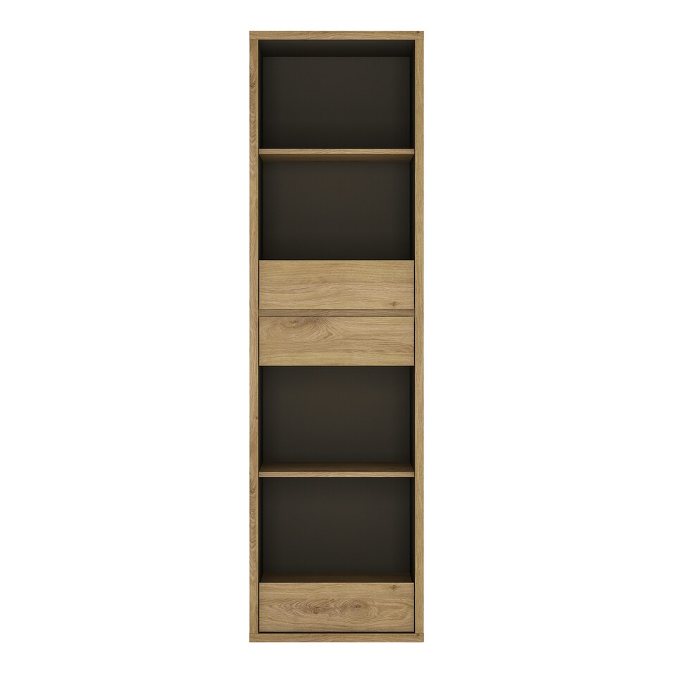image 1 of Shetland Tall Narrow 3 Drawer Bookcase